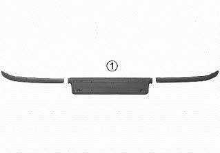 0649581 Van Wezel Trim front bumper left