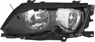 Van Wezel 0649964 Headlight right 0649964