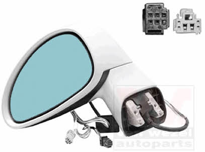 0970807 Van Wezel Rearview mirror external left