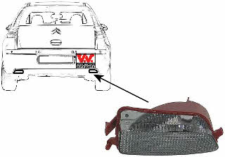 Van Wezel 0970930 Reversing light right 0970930 0970930 Van Wezel Reversing light right