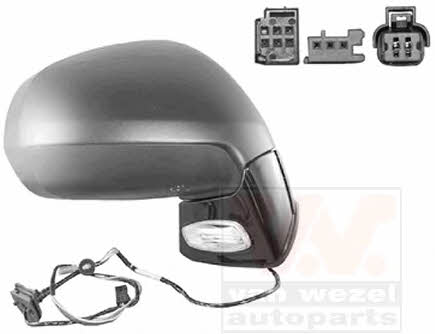 Van Wezel 0972808 Rearview mirror external right 0972808 0972808 Van Wezel Rearview mirror external right
