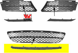 0657480 Van Wezel Trim bumper