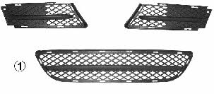 0657592 Van Wezel Front bumper grille (plug) right