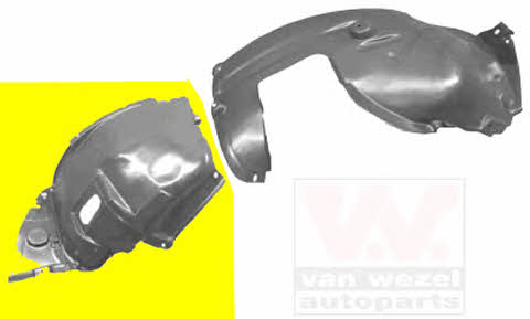 0659433 Van Wezel Fender liner front left