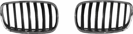 Bumper mesh BMW: 0687512 Van Wezel Radiator grille right