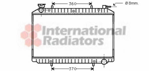 Van Wezel 13002206 Radiator, engine cooling 13002206