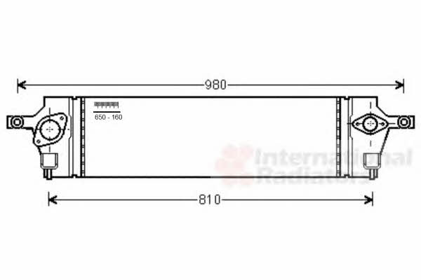 Van Wezel 13004350 Intercooler, charger 13004350