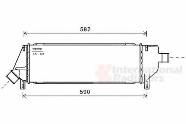 Intercooler Nissan Micra: 13004360 Van Wezel Intercooler, charger