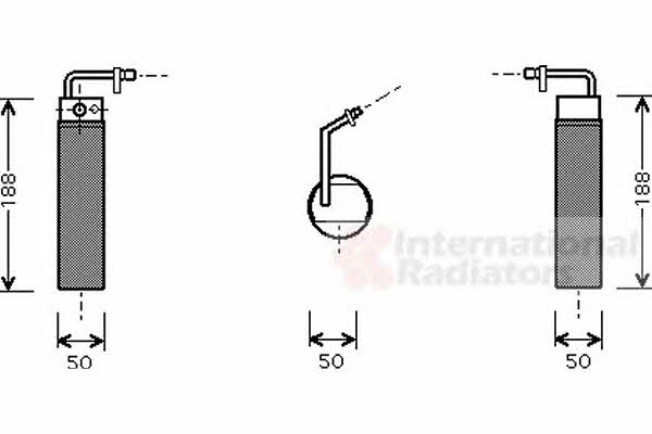 AC receiver drier Nissan: 1300D285 Van Wezel Dryer, air conditioner