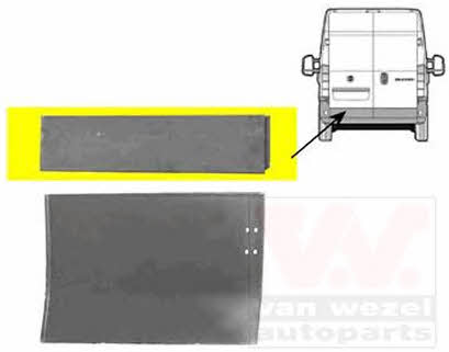 Exterior door components Fiat Ducato: 1747149 Van Wezel Repair part door