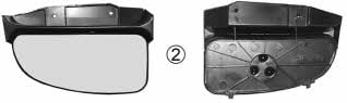 Van Wezel 1747834 Wing mirror glass, right 1747834 1747834 Van Wezel Wing mirror glass, right