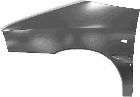 Front fender Peugeot: 1611655 Van Wezel Front fender left