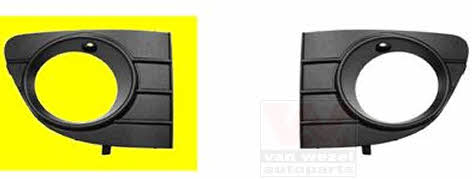 Radiator grill Fiat Punto: 1619594 Van Wezel Front bumper grille (plug) right