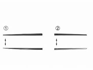 1620427 Van Wezel Front door trim left
