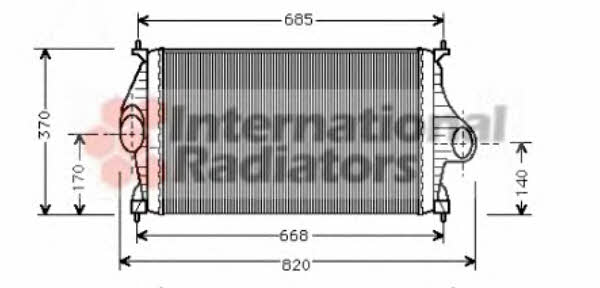 Van Wezel 09004081 Intercooler, charger 09004081