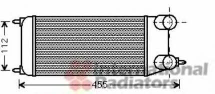 Van Wezel 09004264 Intercooler, charger 09004264