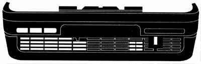 Van Wezel 1758572 Front bumper 1758572