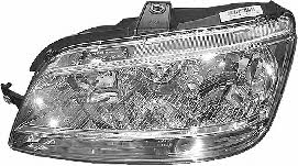 Front light Fiat Multipla: 1623967 Van Wezel Headlight left