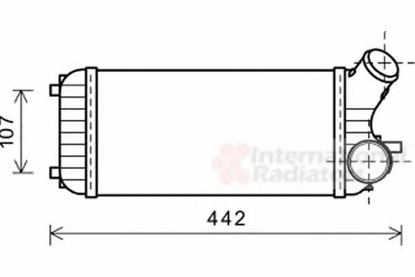 18004472 Van Wezel Intercooler, charger