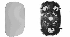 Van Wezel 1636839 Wing mirror glass 1636839 1636839 Van Wezel Wing mirror glass