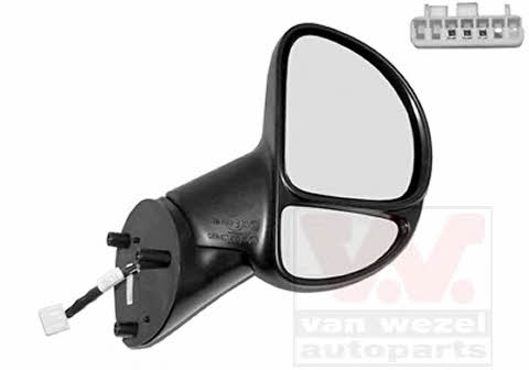Door mirror Fiat Multipla: 1640806 Van Wezel Rearview mirror external right