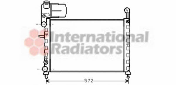 Van Wezel 17002101 Radiator, engine cooling 17002101