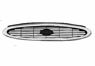 1826518 Van Wezel Grille radiator