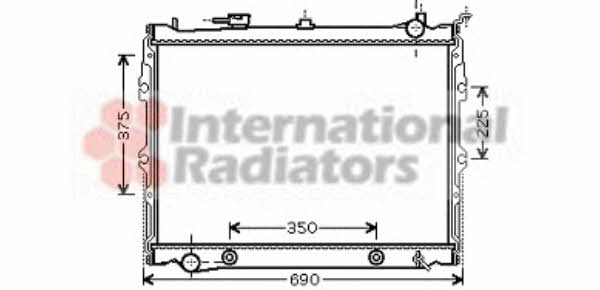 Van Wezel 27002190 Radiator, engine cooling 27002190