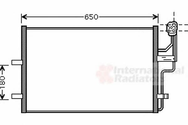 27005186 Van Wezel AC Condenser