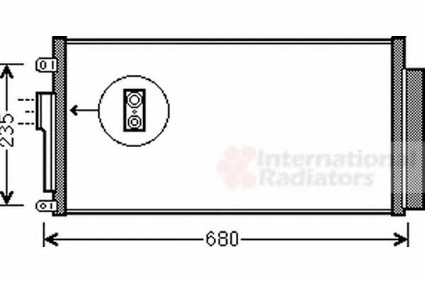 17005386 Van Wezel AC Condenser