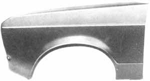 Front wing panel Ford: 1842658 Van Wezel Front fender right