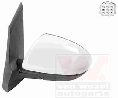 Outside mirror Mazda 2: 2741808 Van Wezel Rearview mirror external right