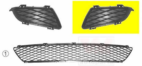 Radiator grill Mazda: 2754591 Van Wezel Front bumper grille (plug) left