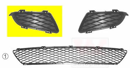 2754592 Van Wezel Front bumper grille (plug) right