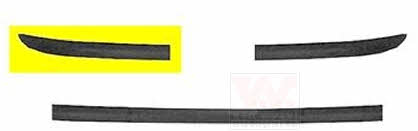 Bumper moulding Ford: 1861553 Van Wezel Trim rear bumper left