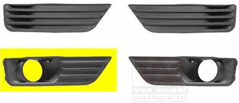 1863594 Van Wezel Front bumper grille (plug) right