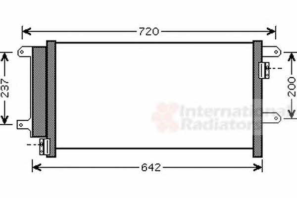 Air con condenser Iveco Daily: 28005089 Van Wezel AC Condenser