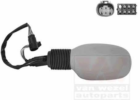 1865817 Van Wezel Rearview mirror external left