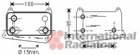 Van Wezel 30003495 Oil cooler 30003495