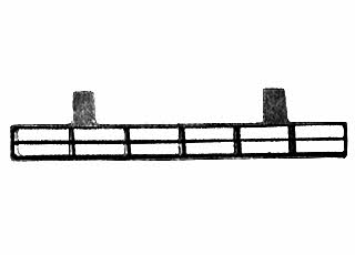 3071590 Van Wezel Front bumper grill
