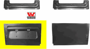 Exterior door components Mercedes Sprinter: 3075149 Van Wezel Repair part door