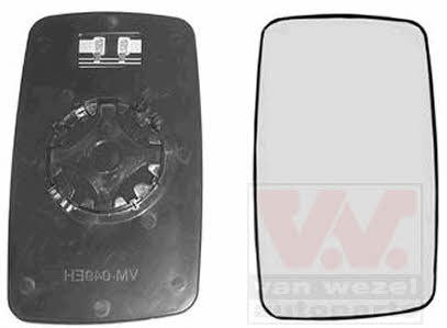 Door mirror glass Mercedes Sprinter: 3075862 Van Wezel Wing mirror glass, right
