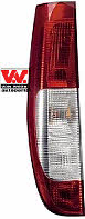 Rear tail light Mercedes Vito: 3080921 Van Wezel Tail lamp left