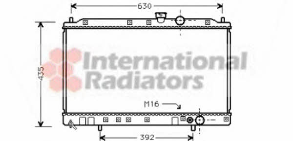 Van Wezel 32002064 Radiator, engine cooling 32002064