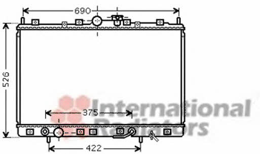 Van Wezel 32002190 Radiator, engine cooling 32002190