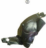 Wheel arch liner Mercedes: 3017436 Van Wezel Front right liner