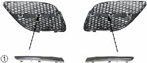 3323512 Van Wezel Radiator grille right