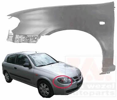 Van Wezel 3323655 Front fender left 3323655 3323655 Van Wezel Front fender left