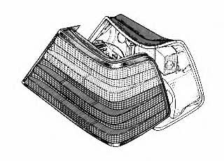 3025940 Van Wezel Tail lamp right