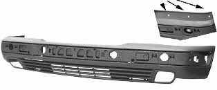 Front bumper Mercedes E-Class: 3028574 Van Wezel Front bumper